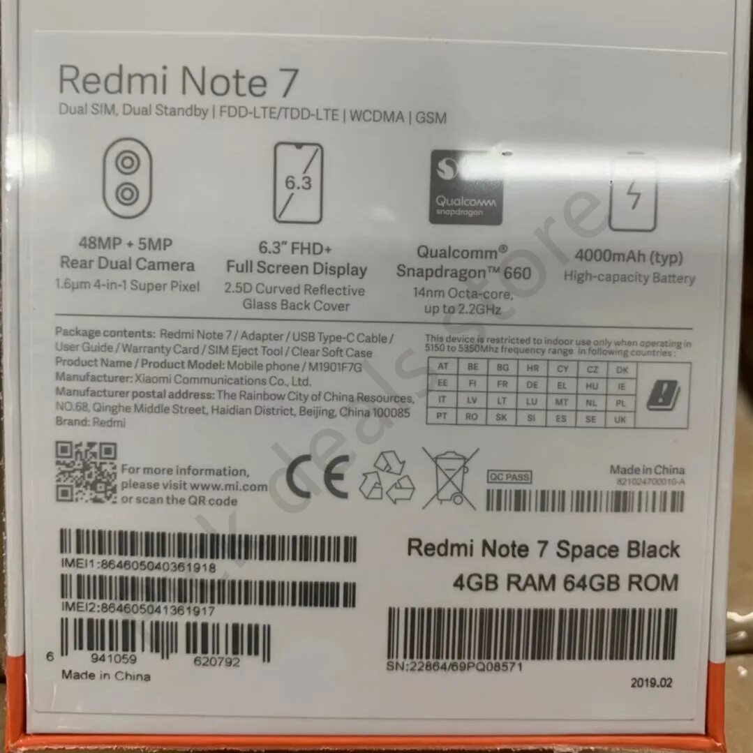 Redmi Note 9 коробка IMEI. IMEI редми 8. IMEI Redmi Note 7. Redmi 7a IMEI.