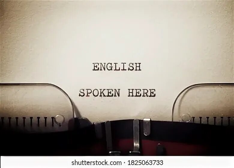 English spoken here
