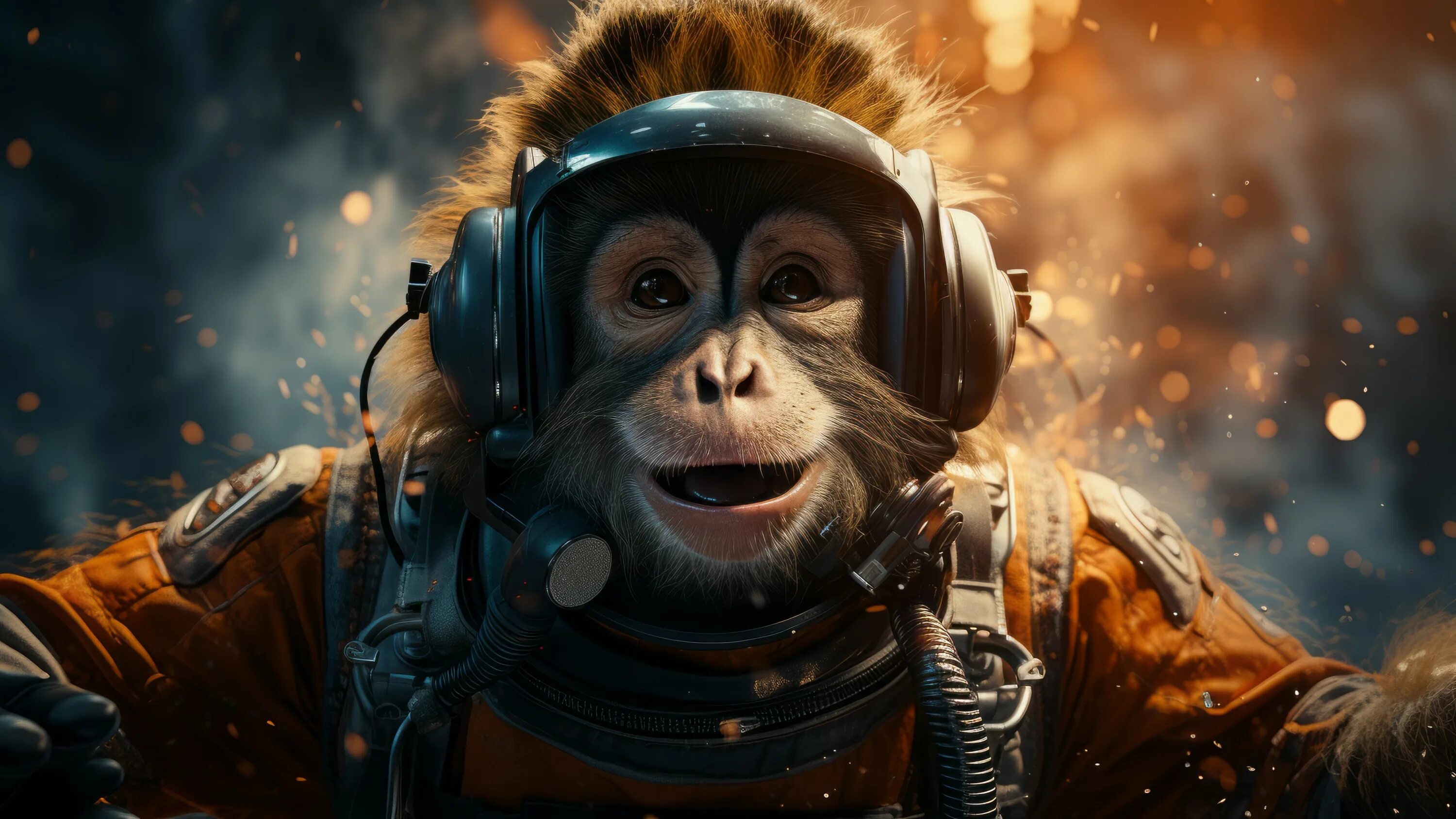 Обои с обезьянами. Monkey avatar. Monkey in Space. Space monkey