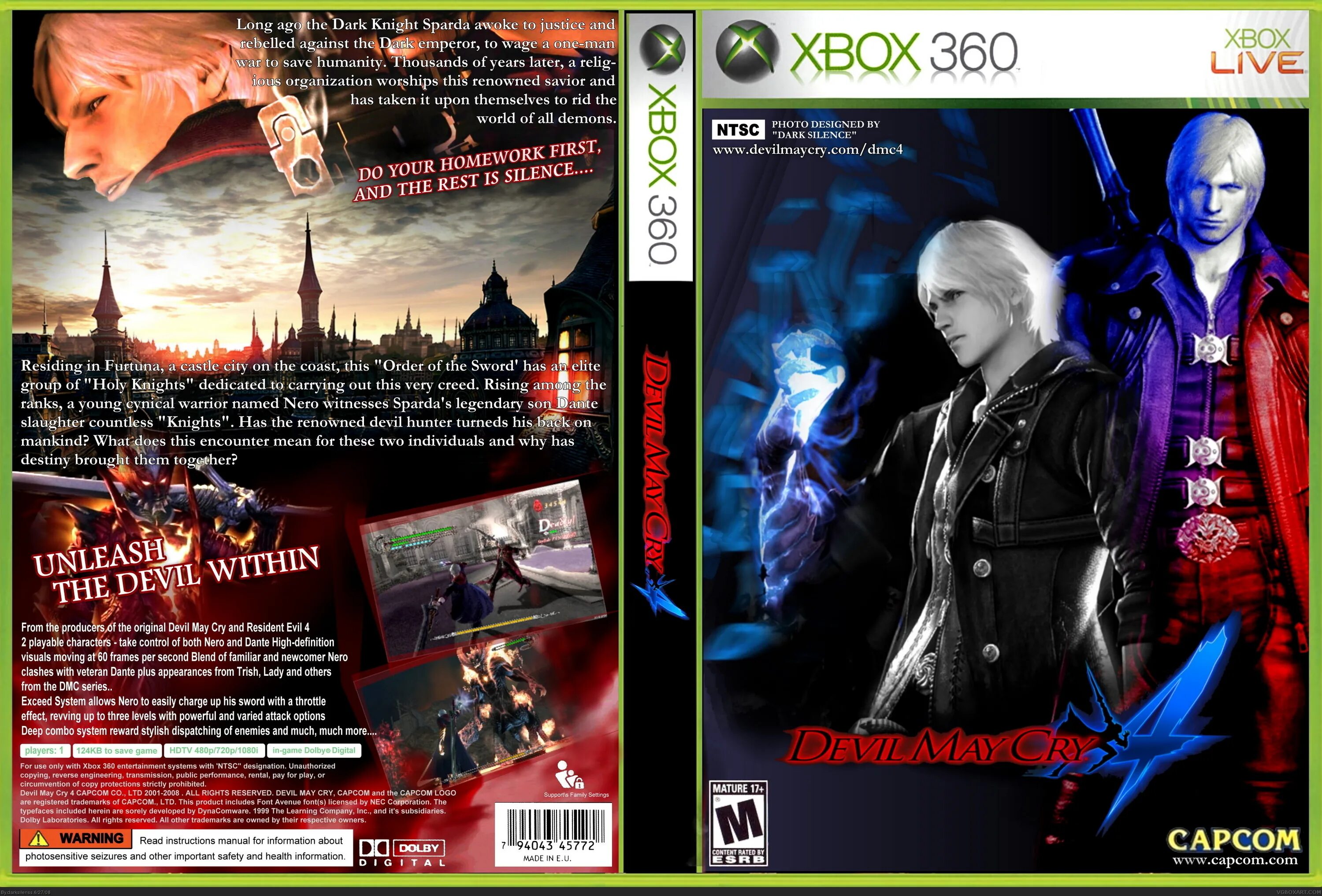 Dmc xbox 360. DMC 4 Xbox 360. Devil May Cry 4 диск. DMC 4 обложка. DMC 3 Xbox 360.
