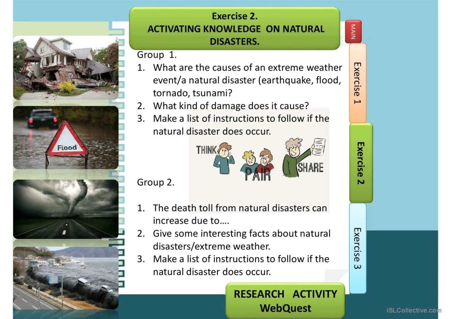 Экстремальная погода на английском. Natural Disasters Worksheets. Natural Disasters тест. Extreme weather Worksheets. Natural disasters 7 grade