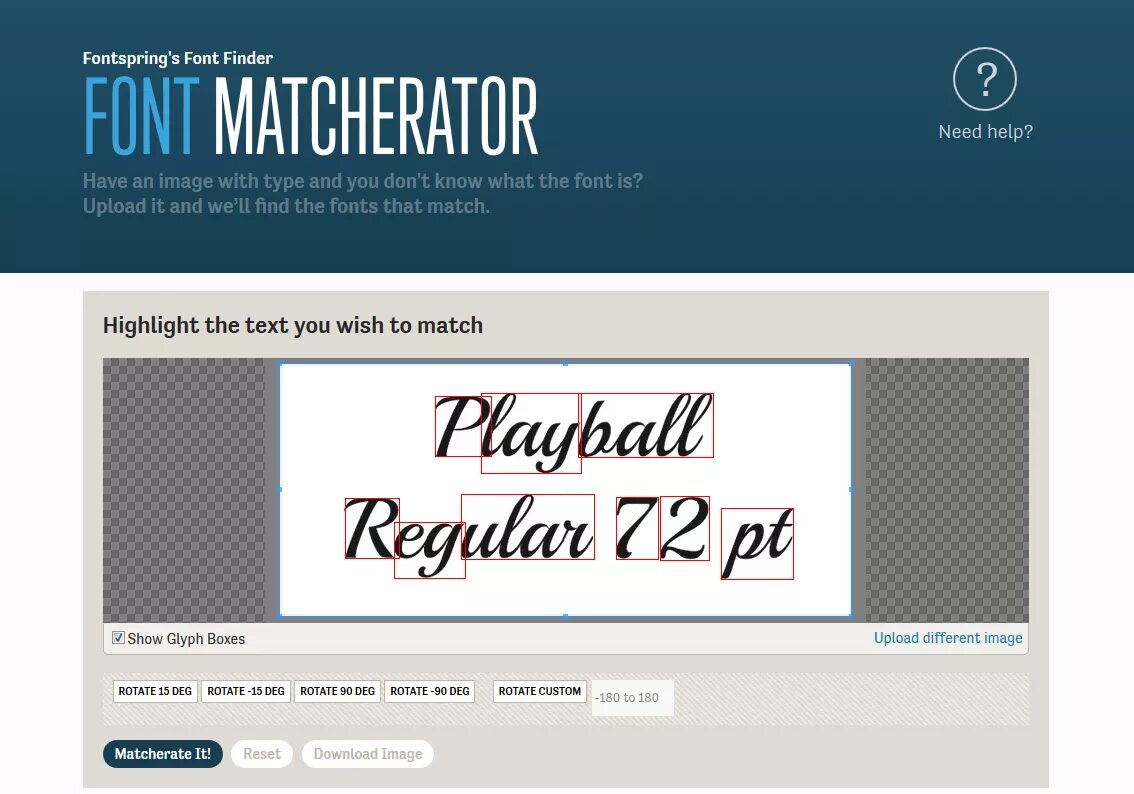 Font identifier. Show glyph boxes шрифт. matcherator шрифт. font finder шрифт. fontspring шрифт.