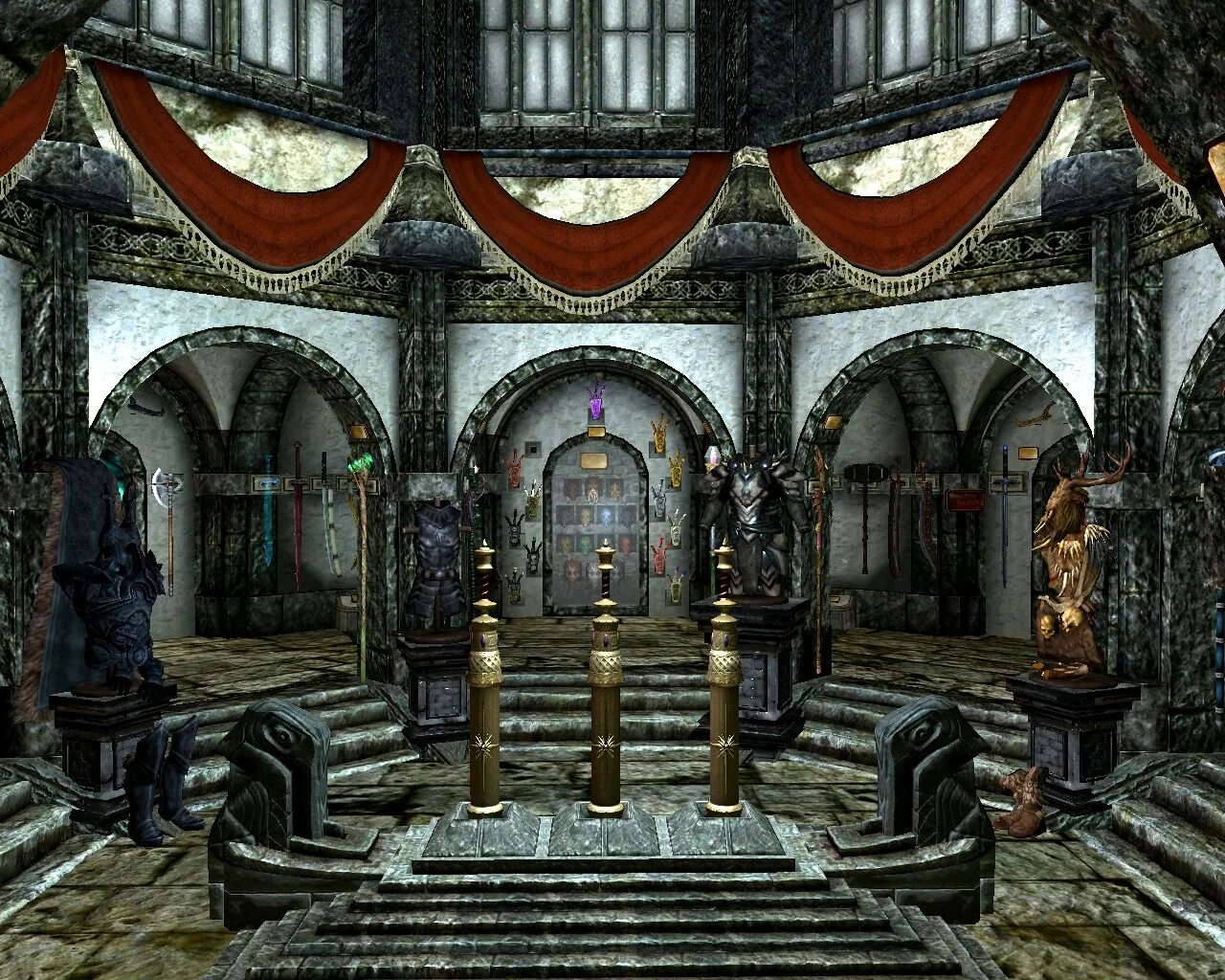 Музей драконорожденного скайрим se. Skyrim наследие драконорожденного. Скайрим музей драконорожденного. Legacy of the dragonborn зал отверженные. Skyrim наследие драконорожденного.