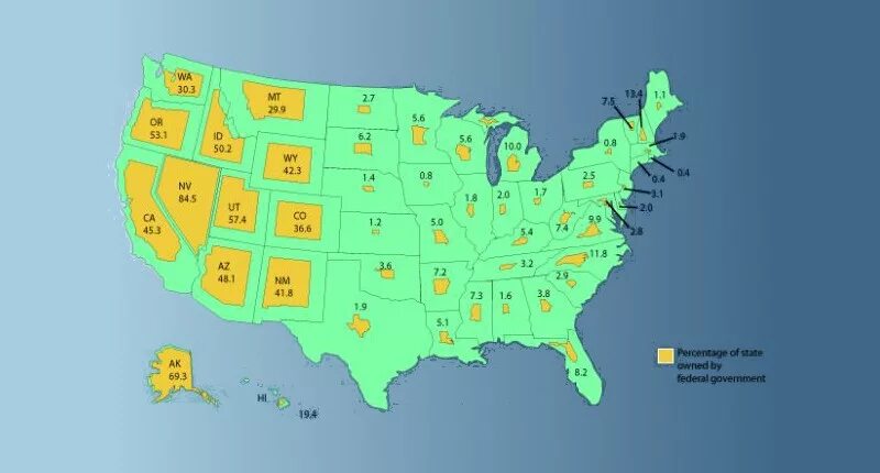 Federal Lands. Federal Lands Map USA. Federal Land on Map. Federal 2-g. Western states