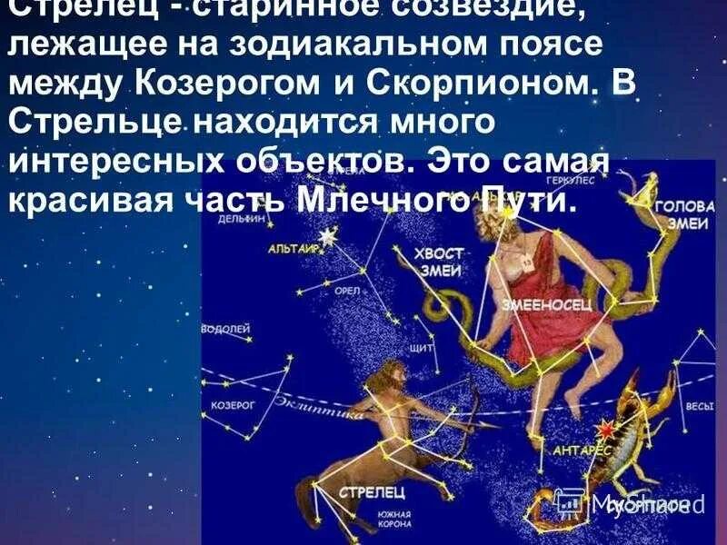 Гороскоп на 3 апреля стрелец. Змееносец Созвездие самая яркая звезда. Созвездие зодиака Стрелец. Зодиакальное Созвездие Стрелец. Созвездие стрельца на небе.