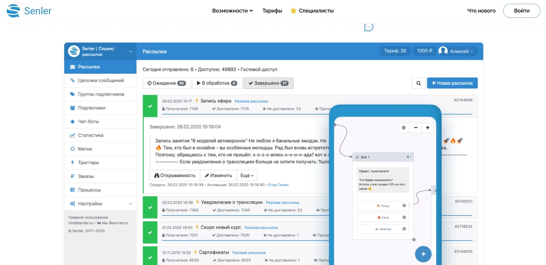 Сенлер рассылки в ВК. Senler рассылка. Сервис рассылки сообщений. Senler бот.