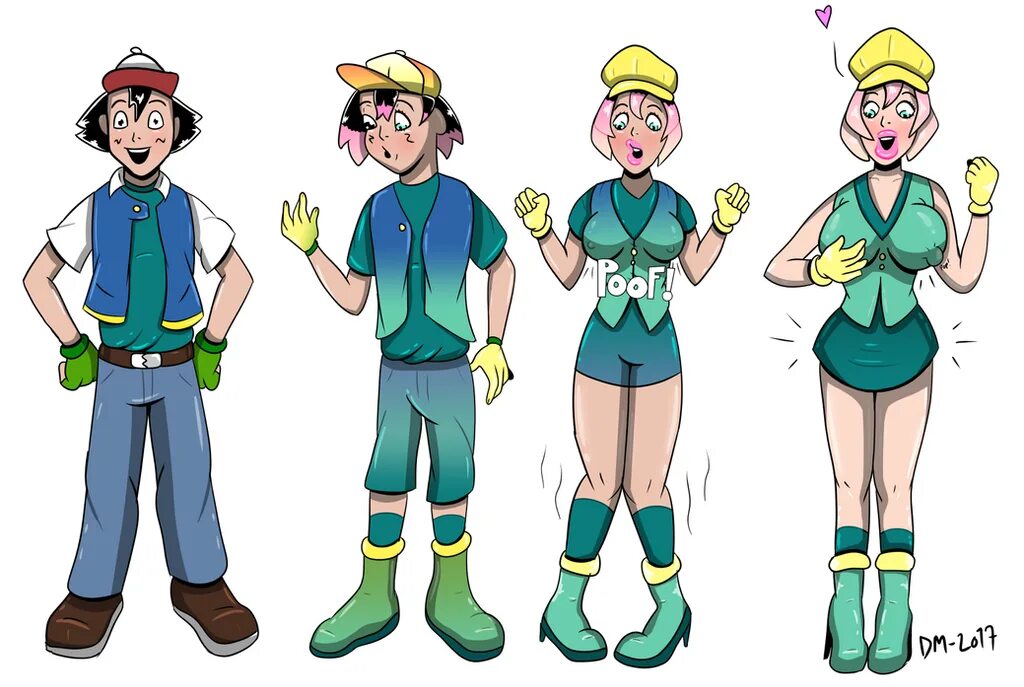 Покемон феминизация эша. Head swap tg. Tg swap. Tg покемоны. Tg swap.