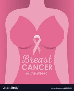 Breast cancer awareness campaign pink poster vector illustration graphic de...