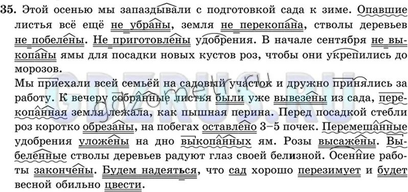 Русский язык 8 класс упр 451. Этой осенью мы запаздывали русский язык. Упр 35 по русскому 8 класс. Русский язык 8 класс упражнение 35. Этой осенью мы запаздывали с подготовкой сада к зиме.