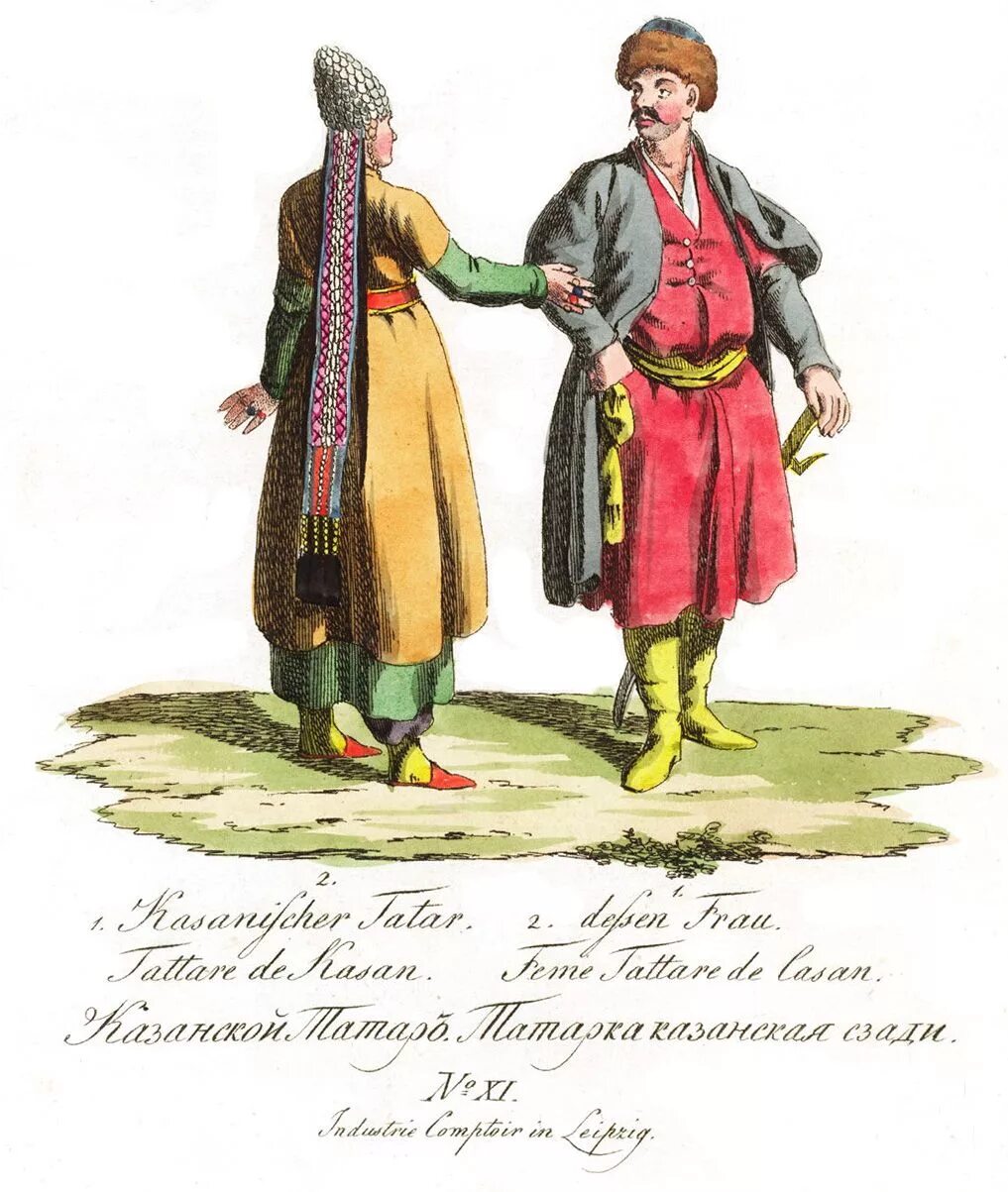 Народы поволжья в 18 веке. Татары крымские 16 век костюм. Одежда казанских татар 16 век. Национальные костюмы Казанского ханства. Одежда народов Казанского ханства.
