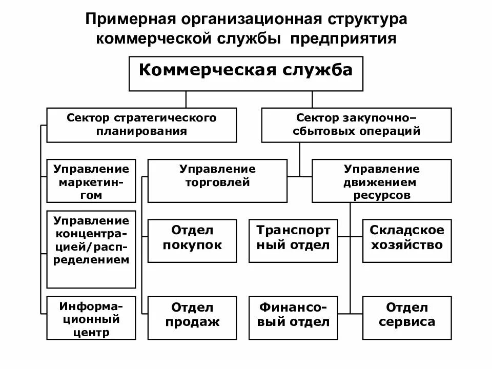 Организация торговой службы