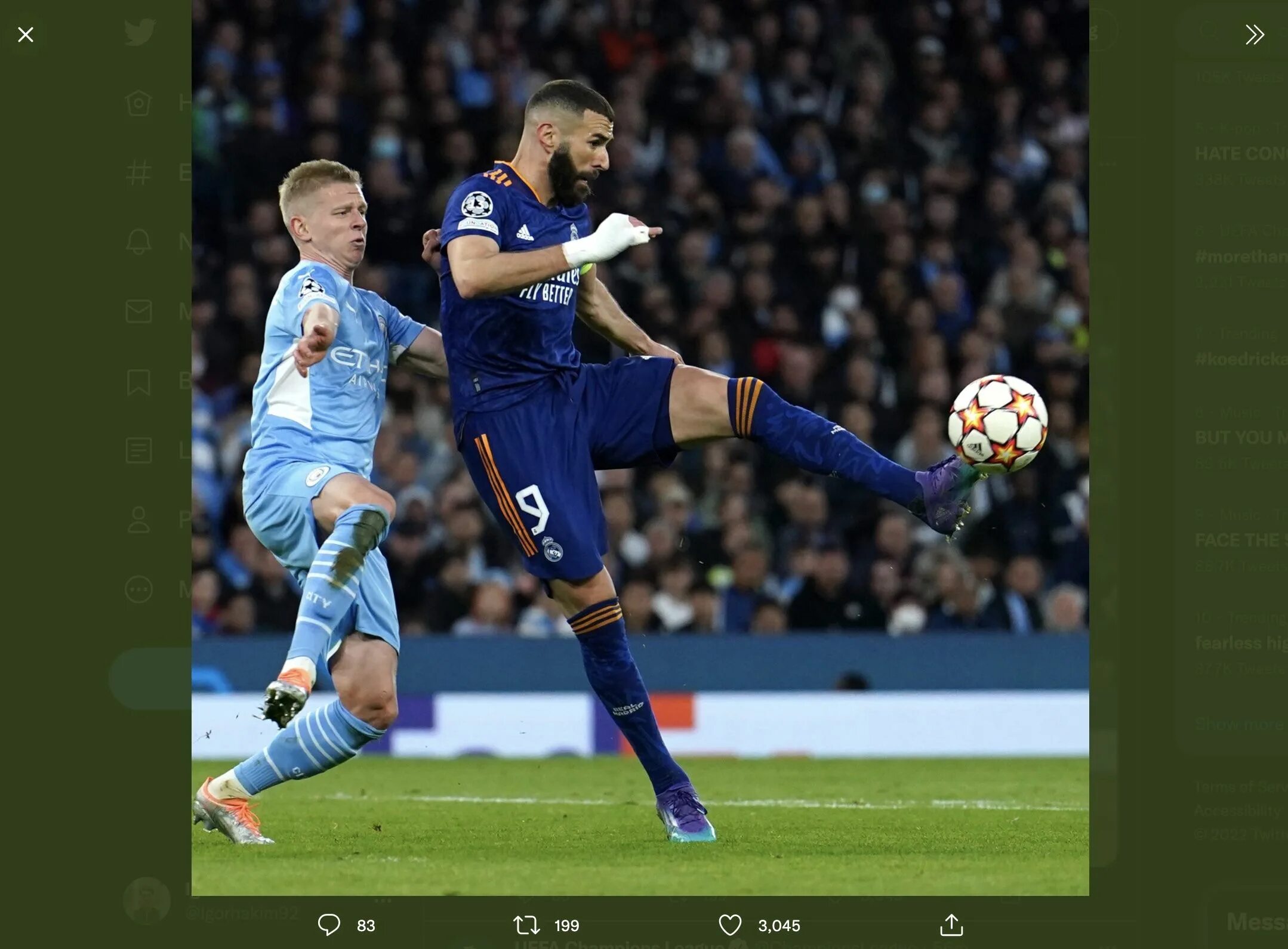 Включи обзор матча