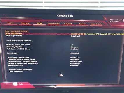 Виртуализация в биосе gigabyte