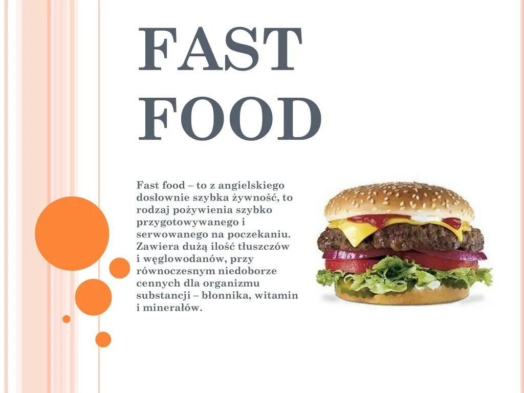 Food презентация. Fast food presentation. Картинки фаст фуда для презентации POWERPOINT. Фаст фуд презентация