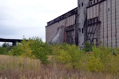 Пожар есильским элеватора