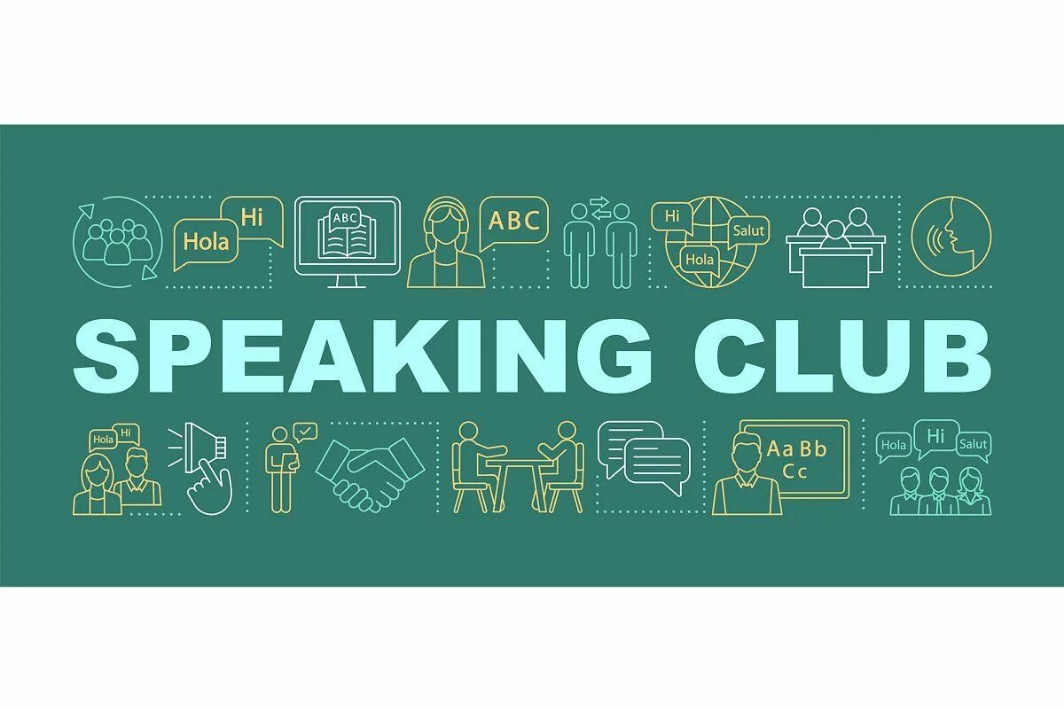 Speaking club объявление. Speaking club. Рисунок английского клуба. Английский язык логотип. Be spoke club.