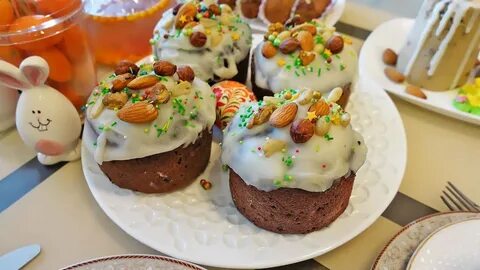 Веганский кулич