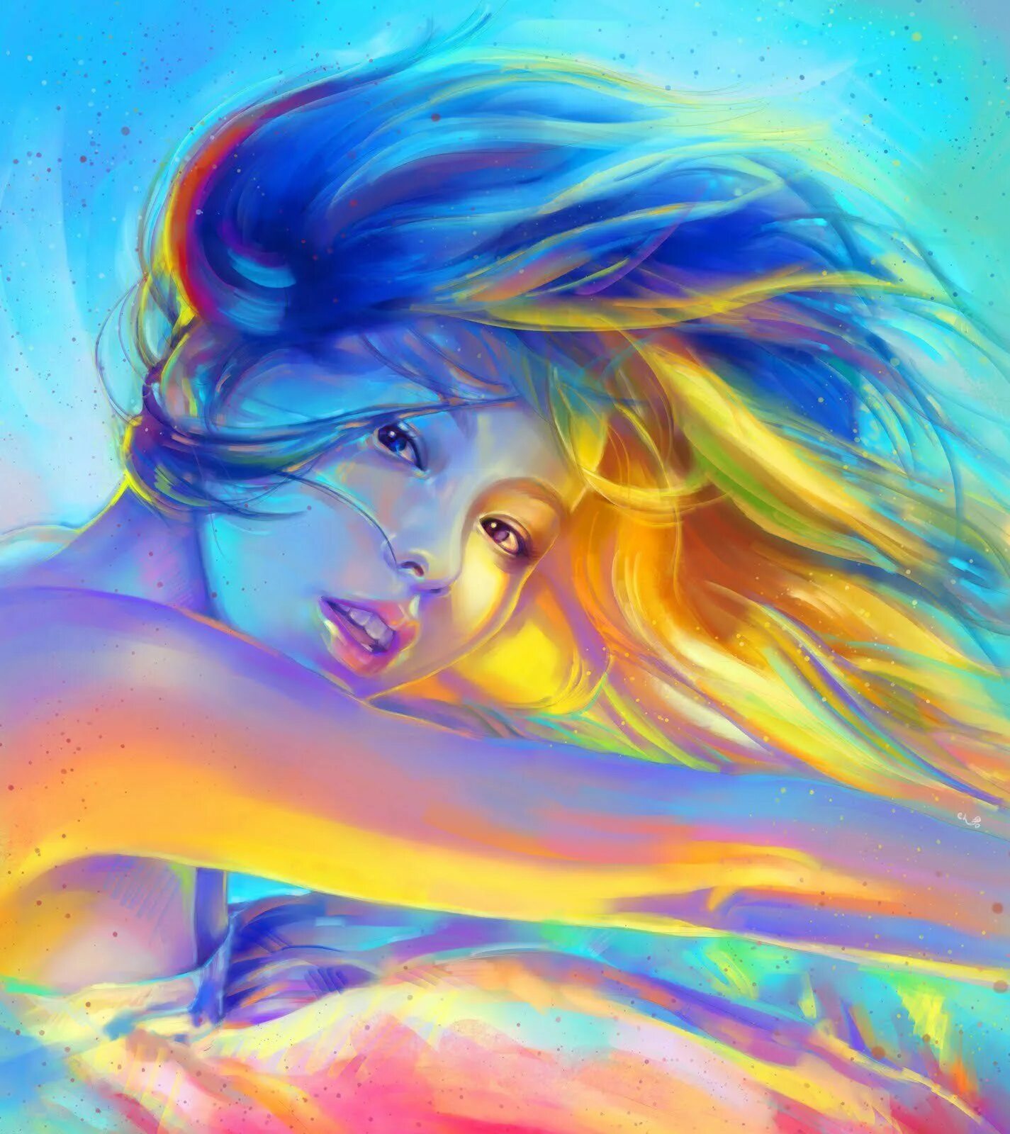 Девушка радуга. Девочка с радугой. Человек под радугой. Радуга человек. Радужные обои для девочек.