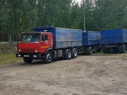 Камаз с прицепом