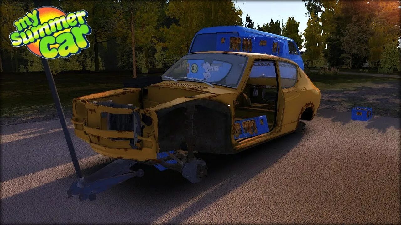 Разбитая машина в игре. Май саммер кар. Crash destruction derby. My summer car разбитая машина. Машина из my summer car.