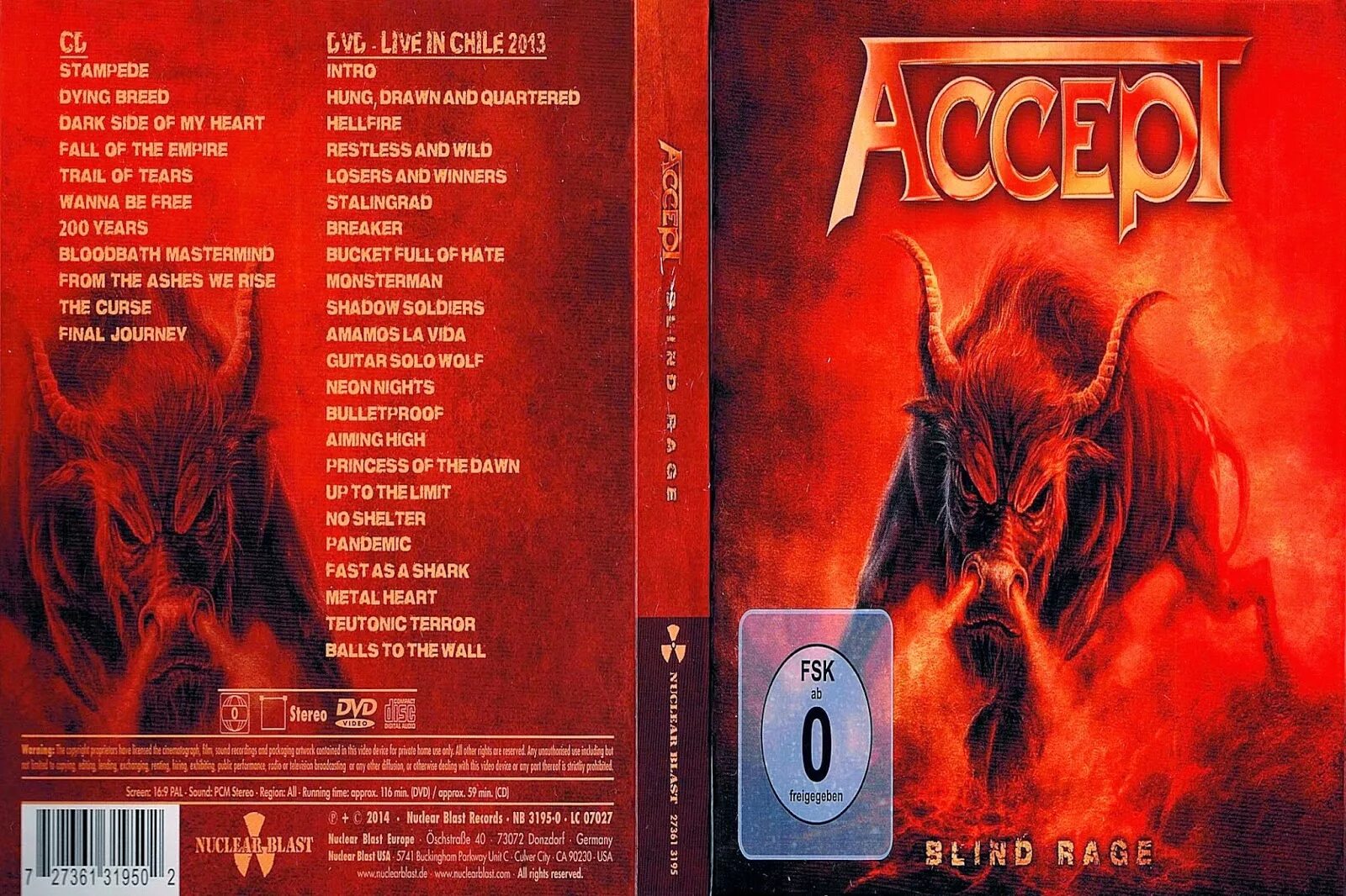 Accept 6. Accept -Blind Rage - Live in Chile (2013). Accept Blind Rage 2014. Accept_Live_in_Chile_2013. Accept - Blind Rage (2014) обложка.