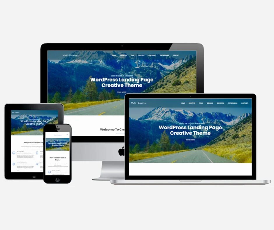 Page is created. Лендинг на wordpress. создам лендинг на вордпресс. разработка landing page. простенький лендинг для wordpress для практики.