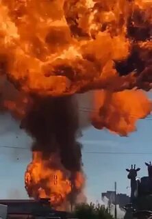 Момент взрыва
