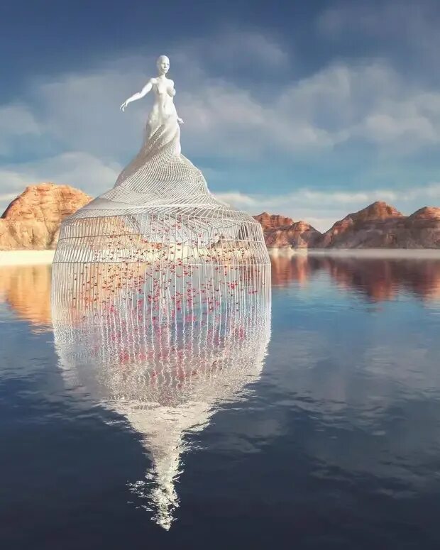 Ютуб невероятные. Скульптуры Чад Найт — 41-летний 3d-художник,. Chad Knight скульптуры. Чад Найт фонтан. 3д скульптуры чада Найт.