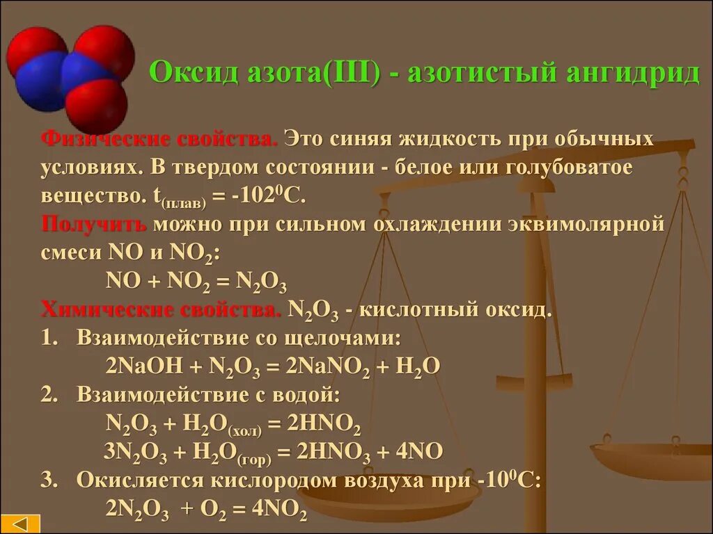 Оксид азота 4 молярная масса