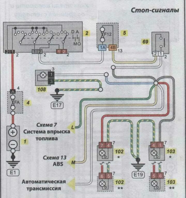 Не работает стоп газель. Схема электрооборудования стоп сигнала КАМАЗ. Стоп сигналы КАМАЗ 5320. КАМАЗ евро 3 принципиальная схема стоп сигнала. КАМАЗ 4308 стоп сигналы.