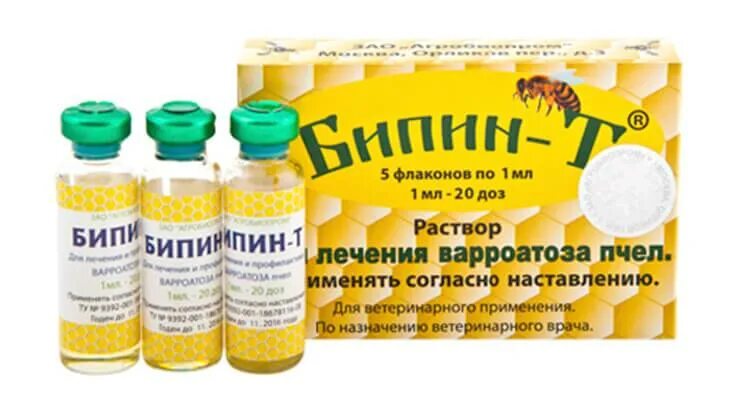 При какой температуре обрабатывать пчел. Лекарства для пчёл бипин. средство от клещей для обработки пчел. таблетки пчела. препараты для лечения варроатоза пчел.