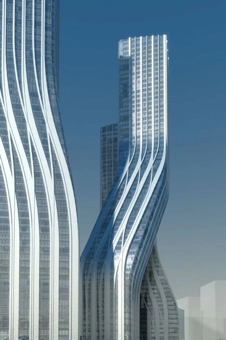 Signature towers. Signature Towers Заха Хадид. Заха Хадид архитектура Дубаи. Башни в Дубаях Заха Хадид. Дубай Хадид Архитектор.