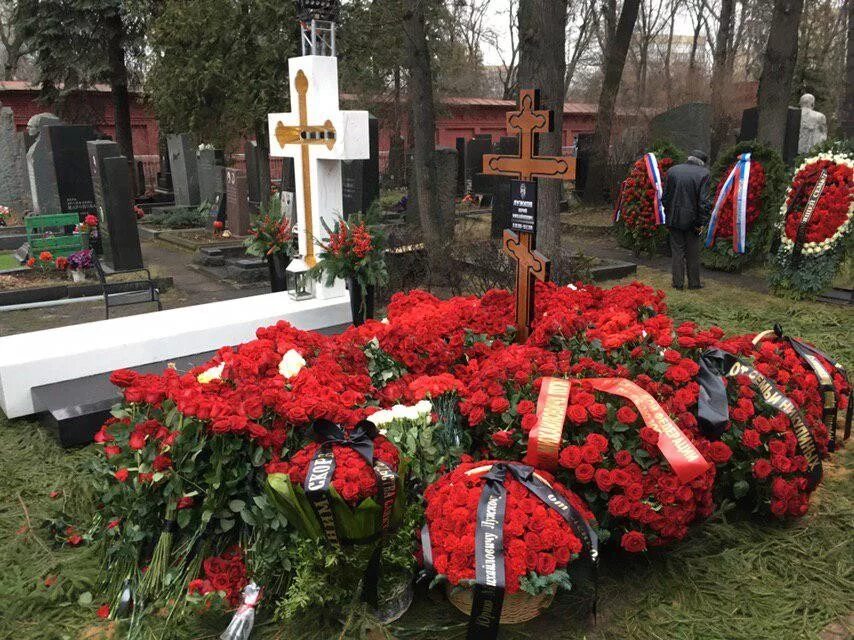 Лужков похоронен. Похороны на Новодевичьем кладбище. Могила Сергея Михалкова на Новодевичьем кладбище.