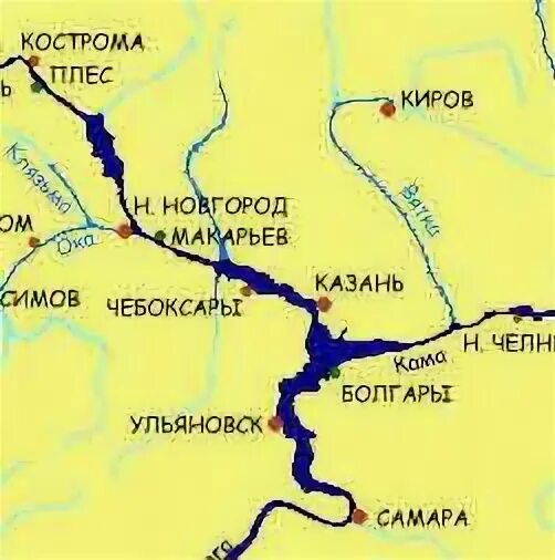 Ульяновск болгары расстояние на машине