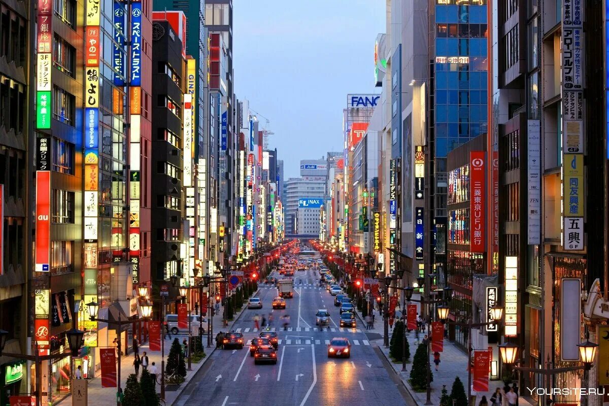Япония крупнейший в мире. Район Гинза в Токио. Улица Гинза в Токио. Гиндза Япония. Квартал Гиндза в Токио.