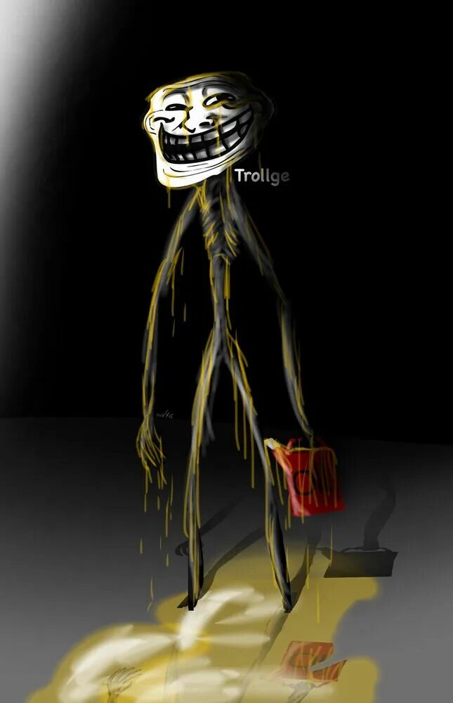 Trollge creepy. Троллфейс страшный на зеленом фоне. Тролль мем. Trollge voice. Троллфейс гиф.