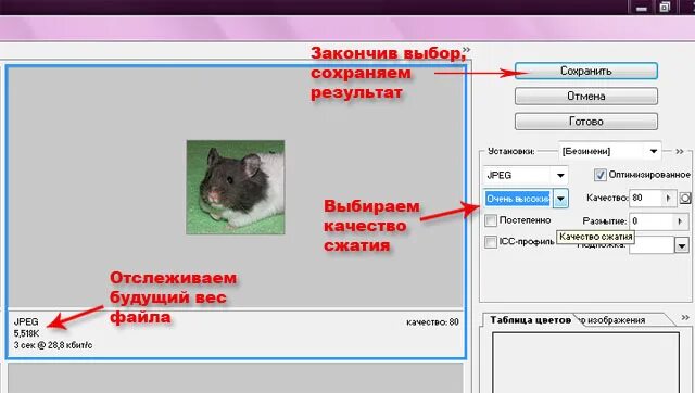 Как уменьшить вес картинки без потери качества. Png в jpg без потери качества