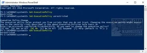 Run powershell
