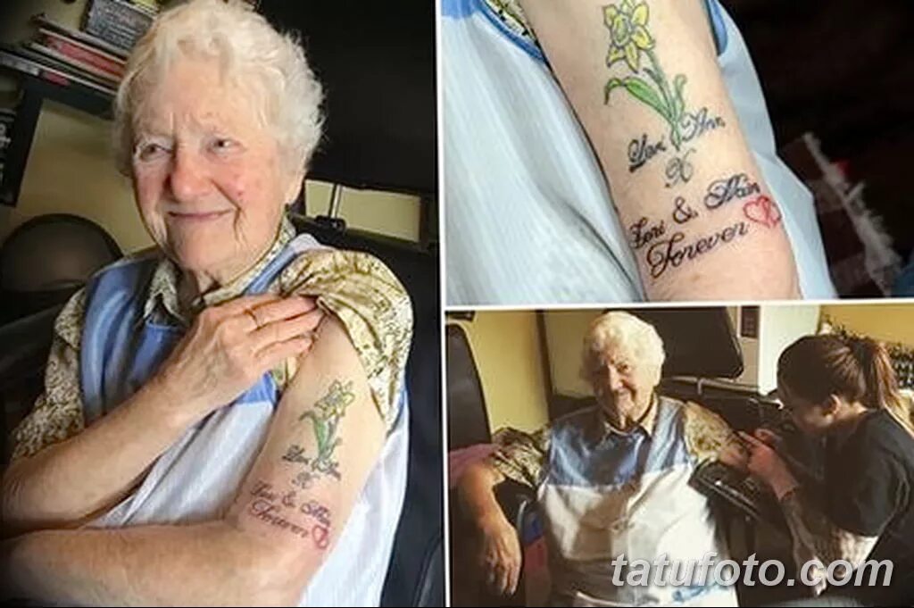 Что происходит в старости. Тату в старости. тату в старости у женщин. цветные тату в старости.