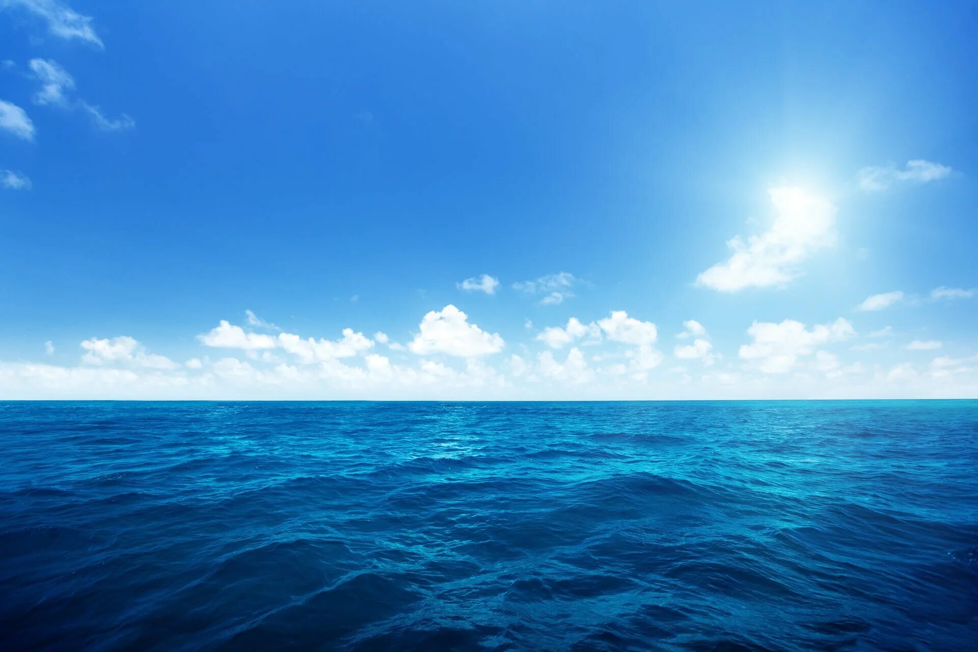 Размер синего моря
