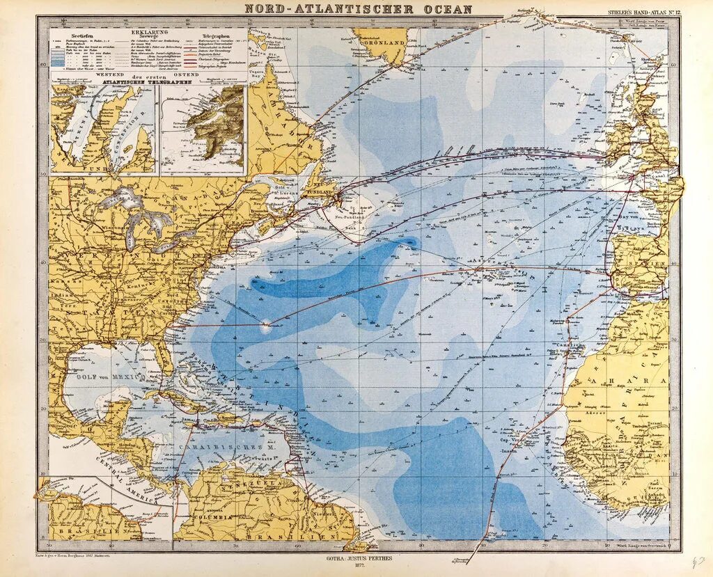 Карта европы моря и океаны