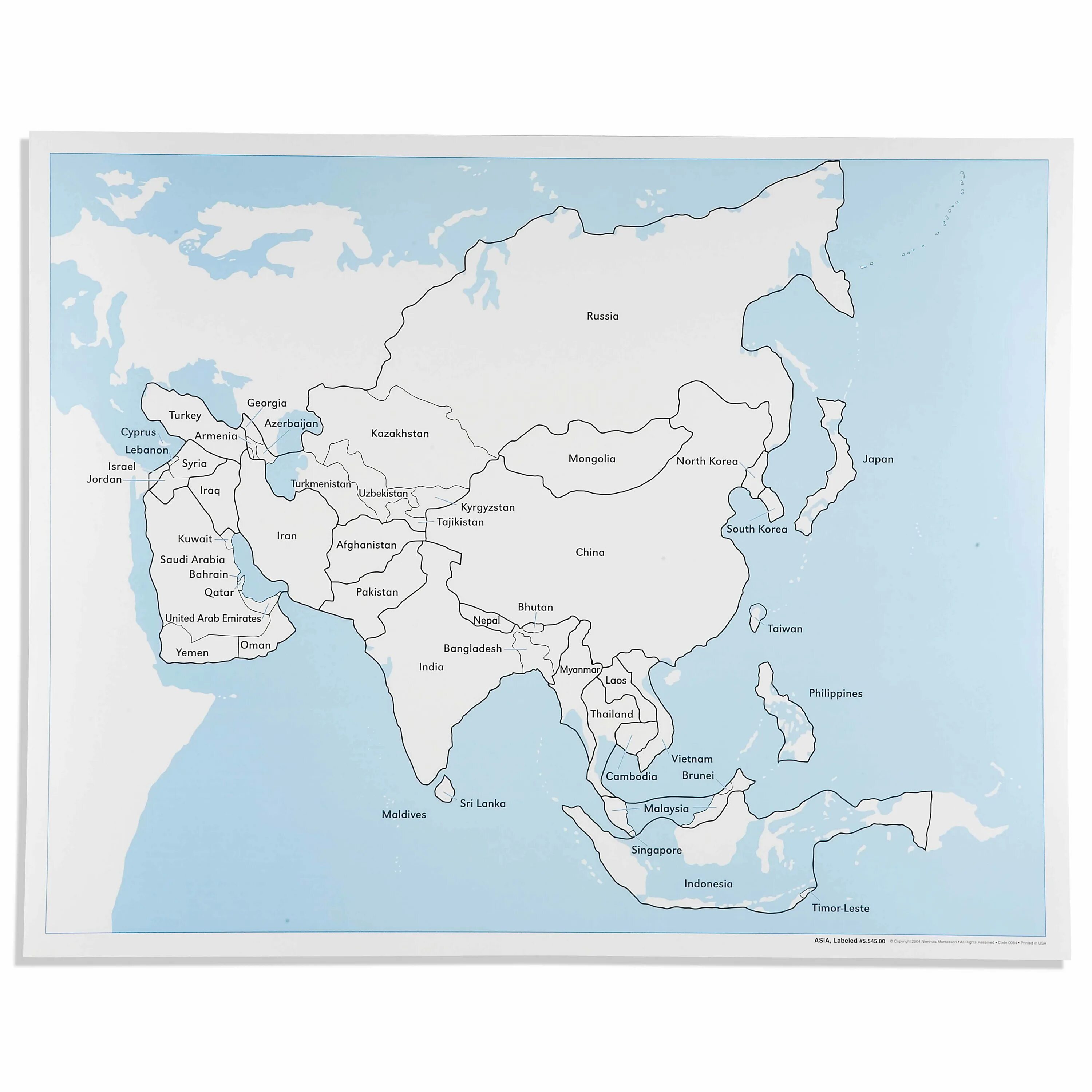Контурная карта зарубежной Азии 10 класс для печати. Страны зарубежной Азии пустая карта. Политическая контурная карта зарубежной Азии.