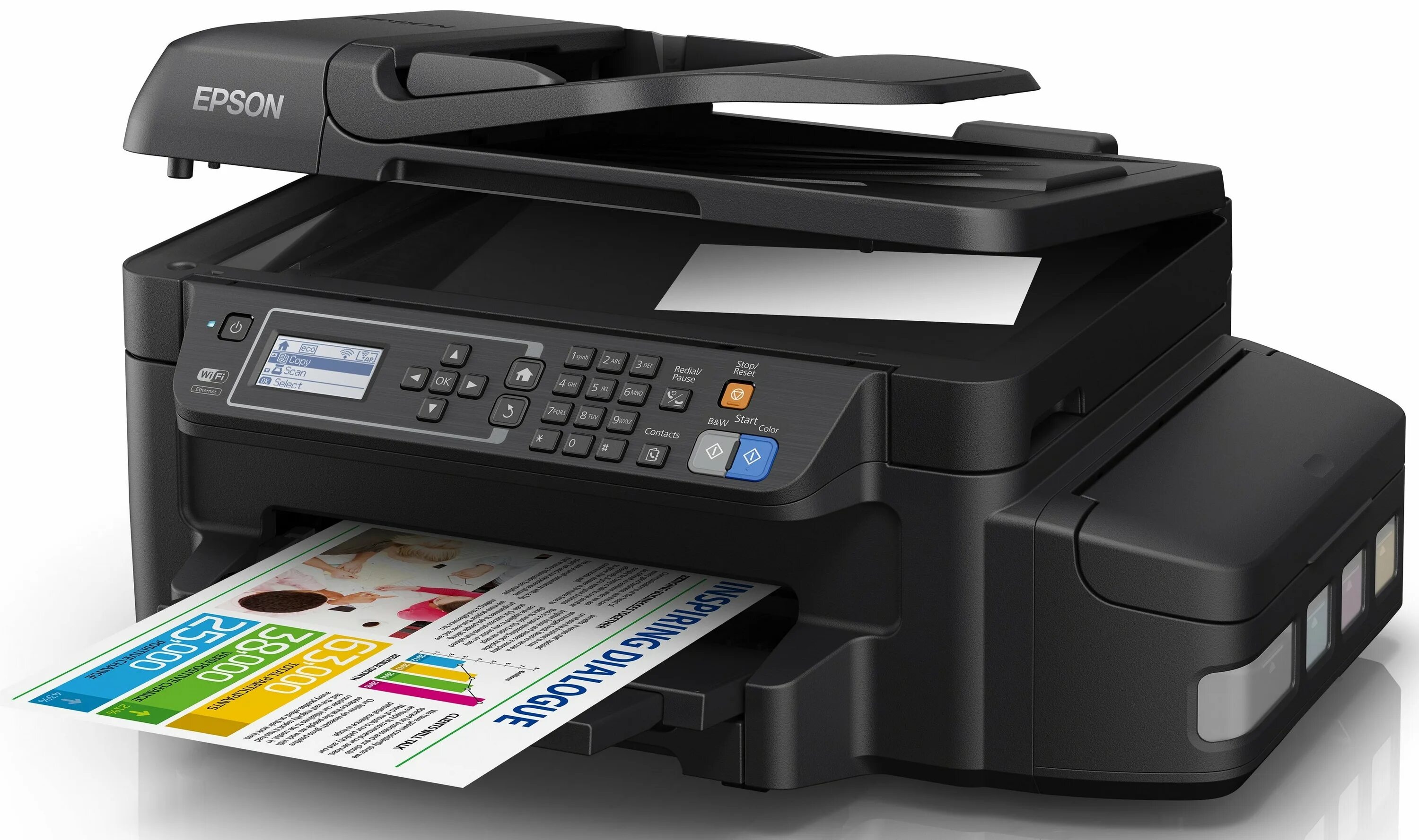 Скорость печати сканера. Принтер Epson l566. Эпсон МФУ 566. Принтер Epson l555. Epson Printer l3250.