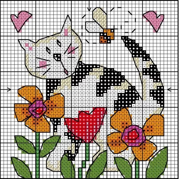 схемы вышивки крестом кошки. маленькая вышивка кошки. схема кошечки. вышивка крестом котики монохром. схемы вышивки крестом котики монохром.