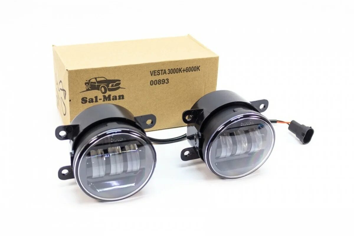 Светодиодные led ПТФ Sal-man Ford 50w. Salman 60w ПТФ. Противотуманные фары (ПТФ) "Sal-man" 3 диода led 50w двухрежимные. Противотуманные фары sal man