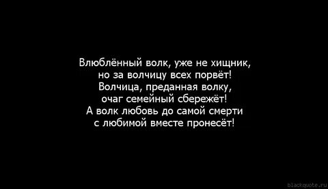 Влюбленный волк уже не хищник