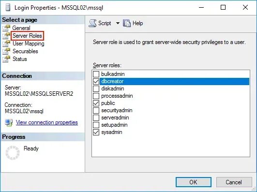 Sql roles. Sql roles