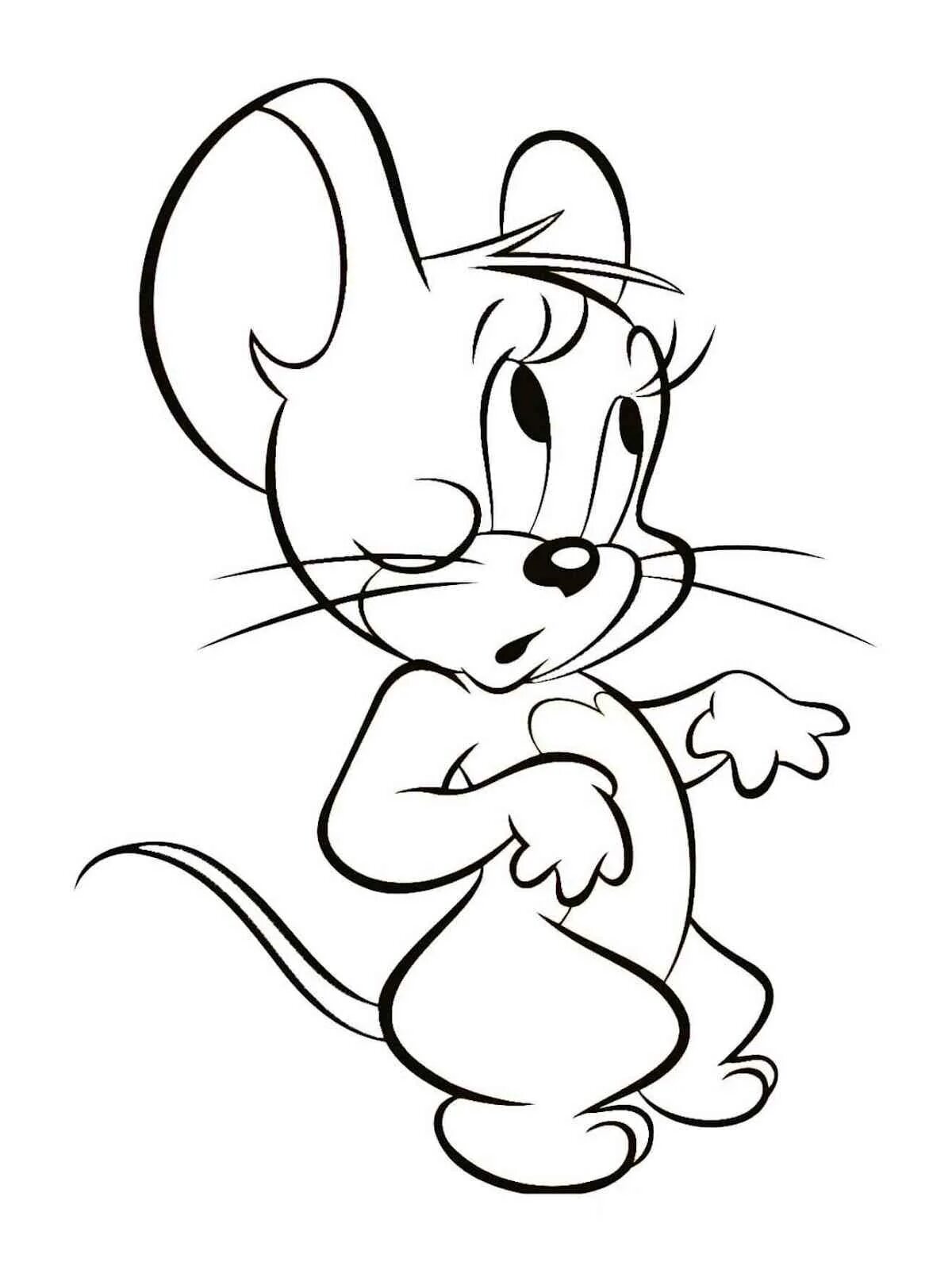 Мышонок Джерри раскраска. Раскраска мышка. Мышонок раскраска для детей. Мышка для раскрашивания детям. Раскраска мышь распечатать