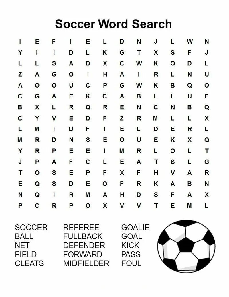 1 find the sports. Football Wordsearch. Football Word search. Soccer Wordsearch. Word search.