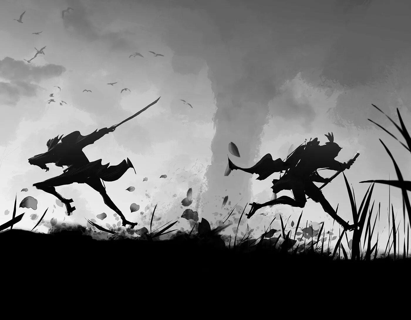 Битва 2 3. Поединок самураев. дуэль самураев. битва самураев арт. самураи сражаются.